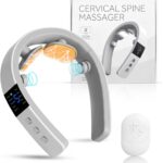 Neck Massager for Pain Relief Deep Tissue,Electric Portable Neck Massager with Heat for Women Men