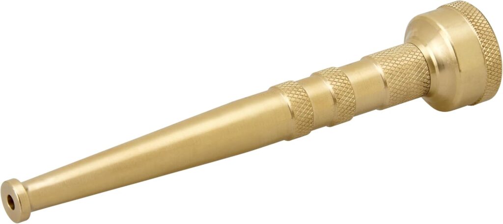 Underhill PowerBlast Super Sweeper 6-Inch Garden Water Hose Nozzle, Sprayer, Jet, 7 GPM 80 PSI, 3/4-Inch Thread Inlet, Heavy-Duty Adjustable, SN6-75