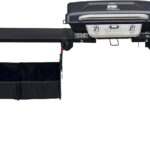 Cuisinart Prep ‘N Go Folding Gas Grill, Portable Stand-Up Propane Grill with Compact Fold and Storage Tote, Wheels and Side Table, 18,000 BTUs for Camping, Tailgating, Outdoor Cooking