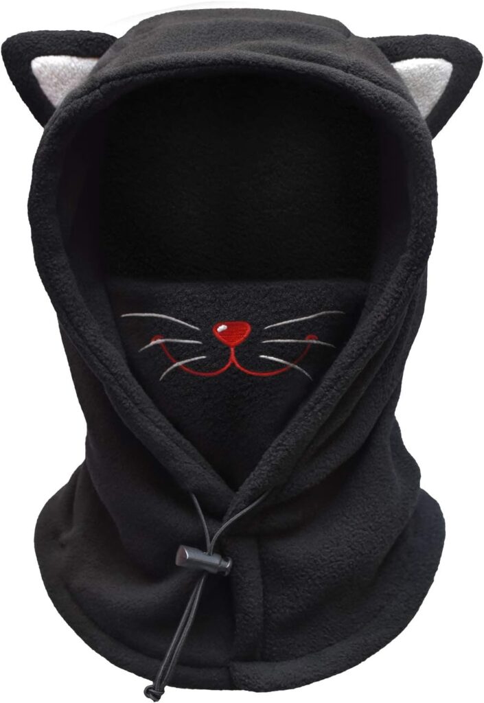 Kids Balaclava Ski Mask, Boys/Girls Washable Fleece Winter Hat with Face Cover for Windproof