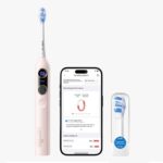 usmile Y20PRO Electric Toothbrush, AI-Powered Smart Toothbrush with AM/PM Auto Mode, 4 Brushing Modes, 90-Day Battery, App Control, Real-Time 3D Map, 2 Brush Heads Included(Sakura Pink)