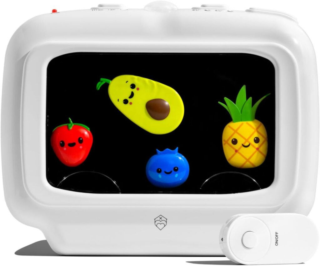 Dreams Baby Soother – Portable Sound Machine & Nightlight for Newborns & Infants | Gentle Motion, Calming Tropical Sounds & Remote Control | Clip-On for Crib, Car & Nursery