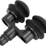 Muscle Massage Gun Head, 18mm Double Gas Cushion Fascia Massager Head with Soft Silicone Muscle Relaxant Accessories Gas Cushion Replacement Head