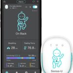 Sense-U Pro Baby Monitor – Breathing Movement, Rollover & Overheating Trackers for Better Sleep, Simple Clip-On Smart Sleep Monitor with Arousal Vibration, Audible Alerts & Sleep Analysis