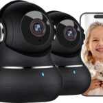 litokam 2K Indoor Camera, 360 Pan/Tilt Home Security Cameras with Motion Detection, Pet Cam with Phone App, Baby Monitor with Night Version, WiFi Camaras, Two Way Audio, Work with Alexa, 2 Pack