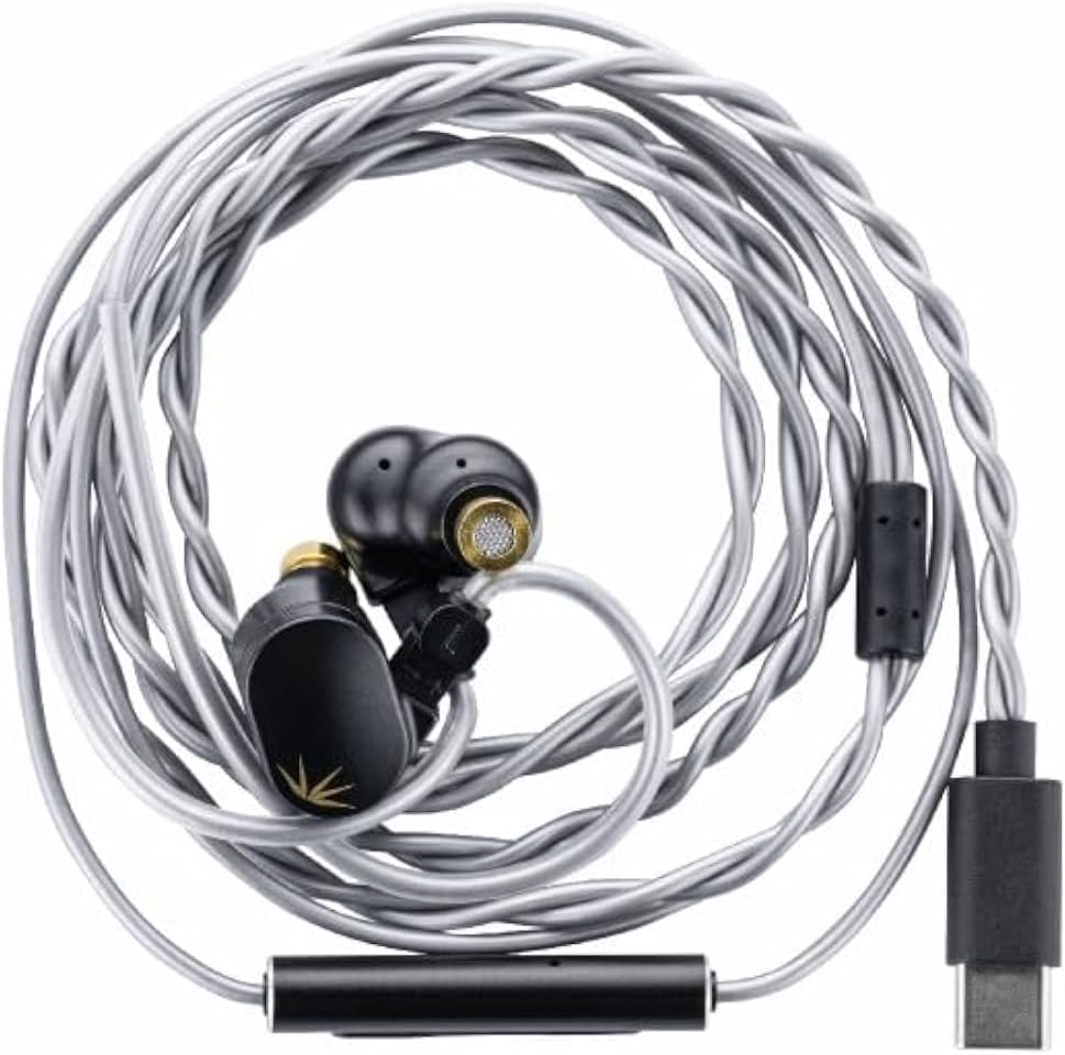 Moondrop CHU II DSP Headphones High Performance Dynamic Driver USB-C in-Ear Monitors Type-C with Microphone Earphone