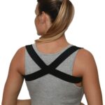Posture Corrector Wear 15 Minutes A Day To Improve Alignment – Available in Colors and Sizes (Black Medium)