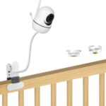 15.7 inches Baby Monitor Mount Compatible with HelloBaby HB65/HB6550/HB6550 pro/HB66/HB248,ANMEATE SM935E Baby Monitor Camera Flexible Clip Clamp Mount Long Gooseneck Arm