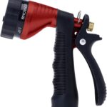 GREEN MOUNT Water Hose Nozzle Spray Nozzle, Metal Garden Hose Nozzle with Adjustable Spray Patterns, Perfect for Watering Plants, Washing Cars and Showering Dogs & Pets