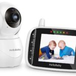 HelloBaby Monitor with Camera and Audio, IPS Screen LCD Display Video Baby Monitor No WiFi Infrared Night Vision, Temprature Screen Lullaby, Two Way Audio and VOX Mode (HB66pro)