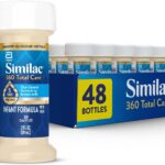 Similac 360 Total Care Infant Formula, Has 5 HMO Prebiotics, Our Closest Prebiotic Blend to Breast Milk, Non-GMO, Baby Formula, Ready to Feed, 2-fl-oz Bottle, Pack of 48