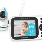 HelloBaby Baby Monitor No WiFi,Video Baby Monitors with Camera and Audio,3.2” IPS Screen, Remote Pan-Tilt-Zoom Baby Camera Monitor,Night Vision,1000ft Range,2-Way Talk, VOX/ECO Audio Mode,Temperature