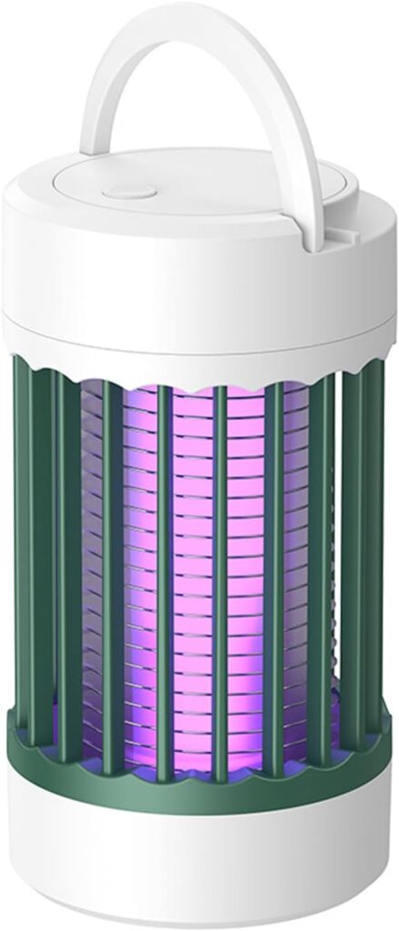 Bug Zapper Indoor, Mosquito Repellent Outdoor Patio Rechargeable Hangable Mosquito Killer Lamp – Portable UV Insect Gnat Trap for Outdoor/Indoor, Insect Trap for Camping,Home