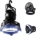 Odoland Portable LED Camping Lantern with Ceiling Fan – Hurricane Emergency
