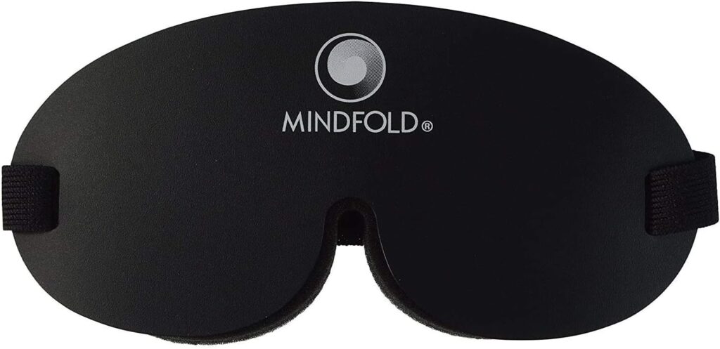 Mindfold Relaxation and Blackout Sleeping Mask, Total Darkness with Your Eyes Open.