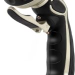 RESTMO Hose Nozzle with Easy Self-Lock Trigger, Heavy Duty Metal Water Hose Sprayer with 9 Spray Patterns and On/Off Valve, Ideal for Outdoor Lawn & Garden Watering, Car & Pet Washing