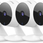LaView Security Cameras 4pcs, Home Security Camera Indoor 1080P, Wi-Fi Cameras Wired for Pet, Motion Detection, Two-Way Audio, Night Vision, Phone App, Works with Alexa, iOS & Android & Web Access