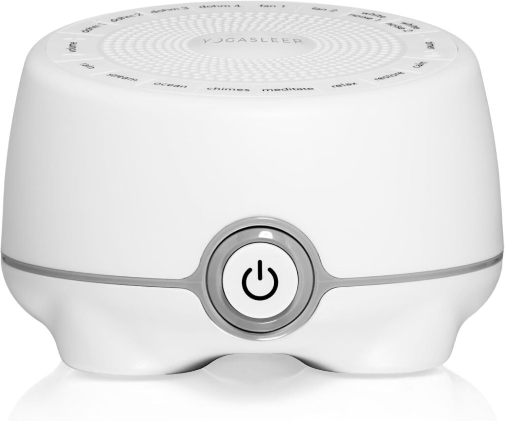 Yogasleep Whish White Noise Sound Machine, 16 Natural & Soothing Sounds, Volume Control for Baby & Adults, Get Office Privacy, Concentration, Sleep Aid, Compact for Easy Travel, Essentials for Nursery