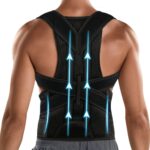 PAZAPO Posture Corrector for Men&Women – Back Brace for Lumbar Support and Upright – Breathable Back Straightener Back 2X-Large(42-48 Inches)