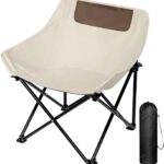 Camping Chair, Picnic Chair, Ultralight Folding Camping Chair, Rich Pockets, Outdoor Camping, Beach, Fishing, Picnic, Lawn, Concert, Hiking Foldable Camping Chair (3.5 pounds)
