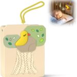 Sound Machine for Baby Soother,AI Cry Detection & Auto-Soothing,Parent-Voice Comfort,13 Soothing White Noise Machine,Record,Timer and Night Light, Ideal for Newborns,Sleeping Soother, Meditation