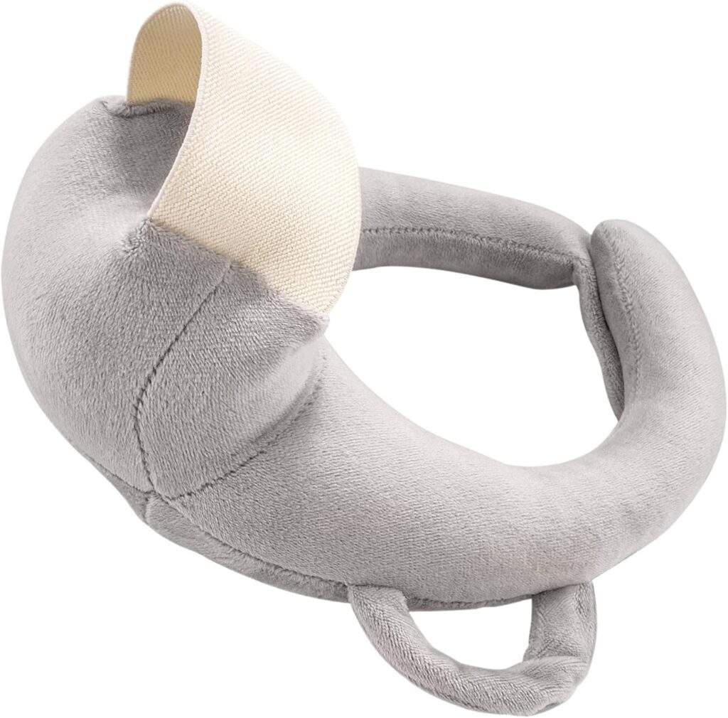 Bottle Holder Pillow, Neck Support Pad for Bottle Feeding Care, Comfort & Easier Nursing Cushion for Mom, Arm & Wrist Relief (Grey)