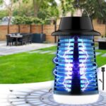 Bug Zapper Outdoor, Fly Zapper Indoor, Mosquito Zapper with LED Light – 4200V Electric Fly Trap with 5.9ft Cable, Flying Insect Killer, Mosquito Repellent Outdoor Patio and Backyard, Home, Camping