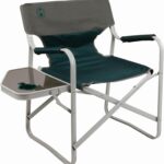Coleman Outpost Elite Folding Camping Chair with Side Table & Cup Holder, Weather-Resistant Portable Chair with Arm Rests