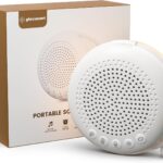 Glocusent 3-In-1 Portable Sound Machine for Baby, White Noise for Sleeping, Night Light & Phone Connected Speaker 34 Sounds Timing Function 1000mAh Large Battery Designed for Travel Deep Restful Sleep