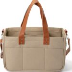 Mr. Pen- Baby Diaper Caddy Organizer, Leather Strap, Baby Organizer, Car Diaper Caddy