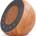 Housbay White Noise Machine with 31 Soothing Sounds, 5W Loud Stereo Sound, Auto-Off Timer, Adjustable Volume, Sleep Sound Machine for Baby, Kid, Adult -Wood Grain