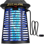 Bug Zapper Indoor Outdoor with LED Light, ZECHUAN Mosquito Killer Lantern, Electronic Fly Trap Insect Killer for Home, Backyard, Patio, Garden
