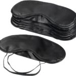 Mudder Blindfold Eye Mask Shade Cover for Sleeping with Nose Pad, 10 Pack