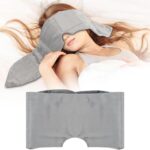 Weighted Eye Mask for Sleeping Washable Blackout Gravity Sleep Masks Soft Gentle Pressure Blindfold Night Eye Covers for Side Sleeper Meditation Women Men Travel Essentials