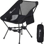 MOON LENCE Portable Camping Chair Backpacking Chair – The 4th Generation Ultralight Folding Chair – Compact, Lightweight Foldable Chairs for Hiking Mountaineering, Beach