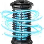 Minimoon Bug Zapper Outdoor 4000V Powerful Electric Mosquito Zapper, 15w Fly Trap Outdoor, IPX4, Corded Fly Zapper for Indoor, Yard, Backyard, Patio, Camping (Black)