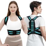 Posture Corrector Back Brace for Women and Men, Shoulder Straightener, Adjustable Back Support Brace, Back Pain Relief – Slouching, Scoliosis, Hunchback, Hump, Thoracic, Spine Alignment – with Adjustable Shoulder Straps, Posture Support. Posture Corrector Back Brace – M (Underbust 28”-34”)