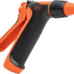 BLACK+DECKER® Adjustable Rear Trigger Garden Hose Nozzle – Lightweight, Comfortable Grip Sprayer for Everyday Use BXWNBB57391