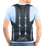 PAZAPO Posture Corrector for Men and Women – Back Brace Full Back Support Straightener for Hunchback – Upper and Lower Lumbar to Relieve,Large(33-37 Inches)