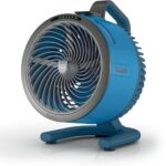 Shark FlexBreeze HydroGo Fan + Car Charger — Ultra-powerful portable fan that mists indoors & outdoors, 5 speeds, 2 bonus modes, & evaporative misting, Blueberry, FA052QBL