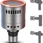 Massage Gun Head with Heat and Cool Function, Muscle Massager Head for Essential Oils Massage Oils Absorption Deep Tissue Massage Gun Accessories for Pain Relief Plug-n-Play Tools 1 Pack