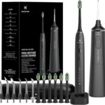 Upgraded Model Water flosser and Electric Toothbrush Combo-5 Brushing & Flossing Mode-Game-Changer for Your Oral Care Routine.2-in-1 Oral Clean Kit-for Teeth Cleaning and Gum Health