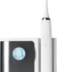 Vanity Planet Elements Ultrasonic Electric Toothbrush – Charcoal – Advanced Oral Care with UV Sanitizing Charger Base with 3 Replacement Heads – 99.9% Effective Keeping Your Teeth Clean (Charcoal)