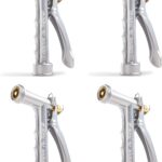 Gilmour Solid Metal Hose Spray Nozzle with Threaded Front – Garden Watering – 573TF, 4 Pack