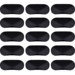 Mudder 12 Pack Sleep Mask Blindfold Eye Masks with Nose Pad and Elastic Straps for Women Men Black