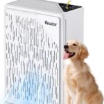 Air Purifiers for Home Large Room up to 2535ft², VEWIOR H13 True HEPA Air Cleaner for Bedroom with PM2.5 Display Air Quality Sensor, Fragrance Diffuser, Air Filter for Wildfire Smoke Pet Hair Dust