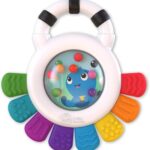 Baby Einstein Outstanding Opus The Octopus Sensory Rattle & Teether Multi-Use Toy, BPA Free & Chillable, 3 Months & up, Multicolored