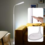 OttLite Flex LED Floor Lamp – Touch Activated Controls, Adjustable Neck, Smart Memory Feature, ClearSun LED Light, for Reading, Sewing, Crafting, Work, Study