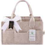 Tuyeabc. Baby Diaper Caddy – Enlarge Nursery Storage Bin and Car Organizer for Diapers and Wipes – Storage Basket for Newborn Essentials, Gift for Baby Shower and Registry Must