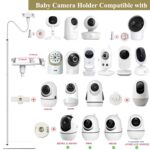 Baby Monitor Floor Stand Holder Mount Compactible for Nanit Pro & Flex Stand,Infant Optics DXR-8 Pro,VTech VM901/VM819/RM7764,Momcozy,HelloBaby,eufy E110,nooie IPC100,Motorola VM75/VM50G/VM44